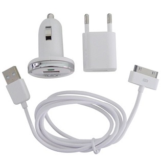 Комплект для зарядки iPhone, iPod