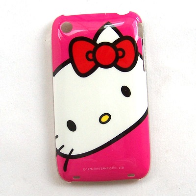 Чехол Hello Kitty пластиковый для iPhone 3G/3Gs